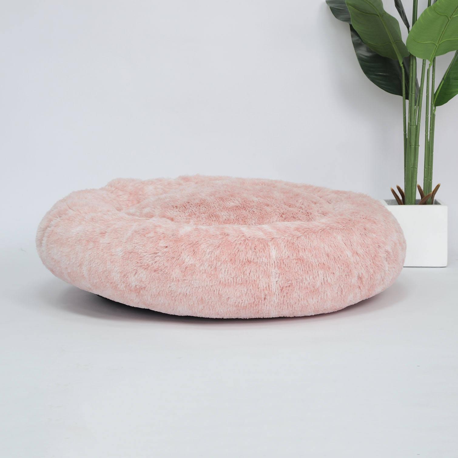 Dog Rocking Bed Dog And Large Donut Soft Round Plush Cat Beds Funny Dog Beds