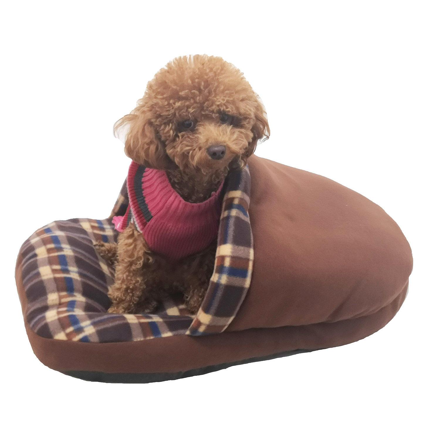 pet Soft Small Size Suede Fabric Western Anexity Dog Cat Shoe Bed