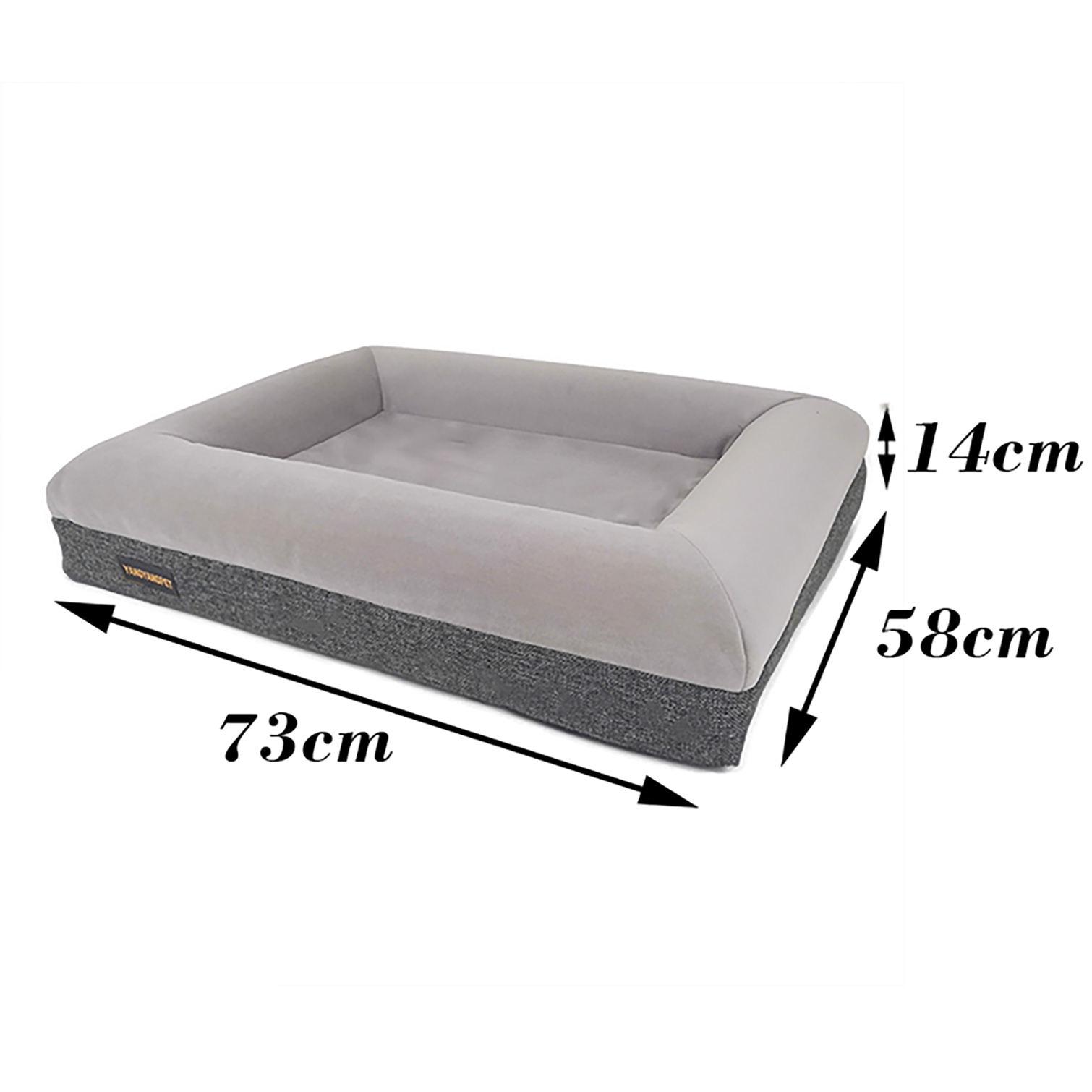 Dog Pet Bed Dog Bed Orthopedic Memory Foam Custom Fabric Dog Bed