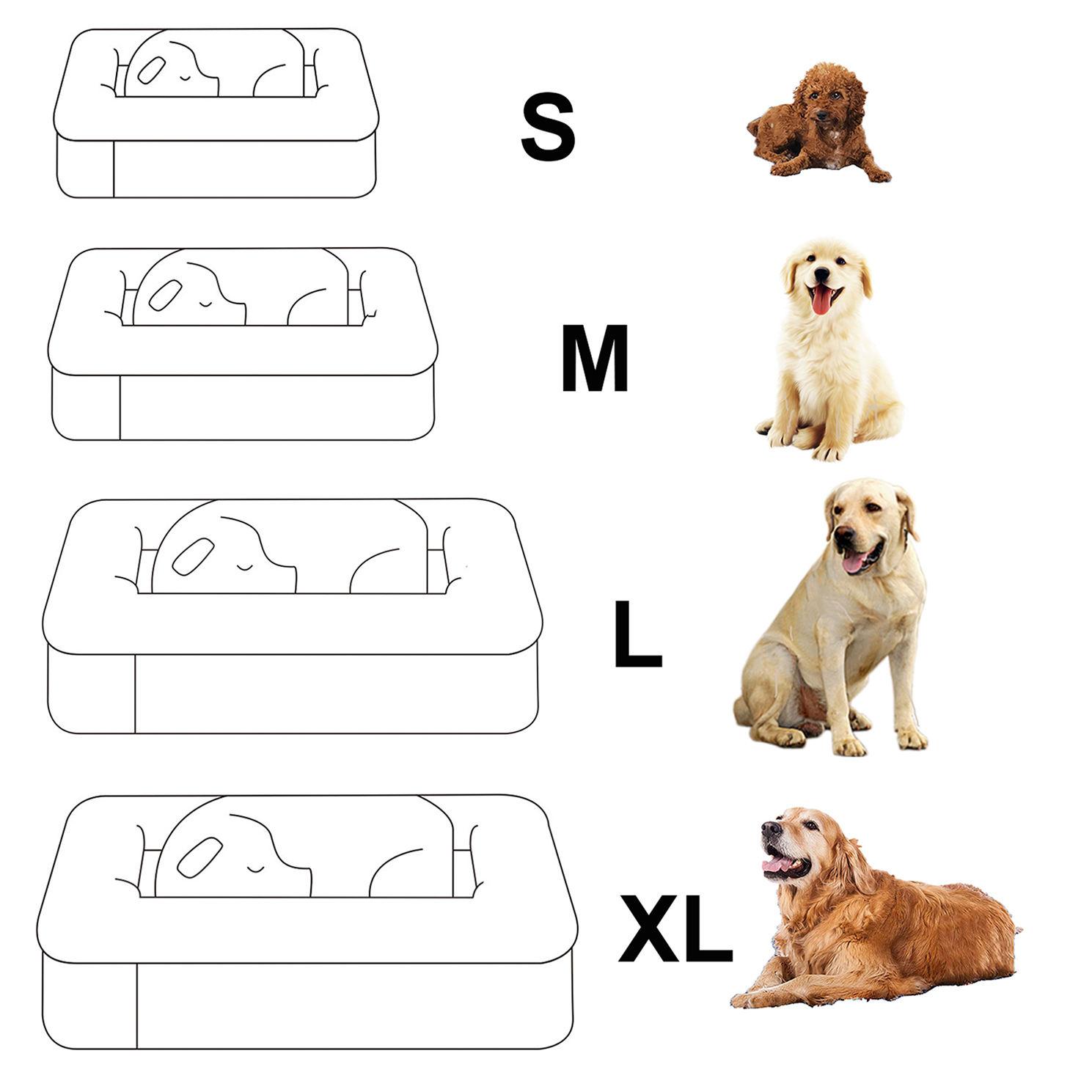 Dog Pet Bed Dog Bed Orthopedic Memory Foam Custom Fabric Dog Bed