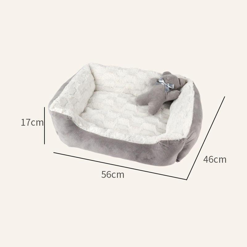 Wholesale Multi-colors Velvet High Quality Custom Pet Beds Accessories Bedding Luxury Puppy Pet Dog Bed Cat Bed