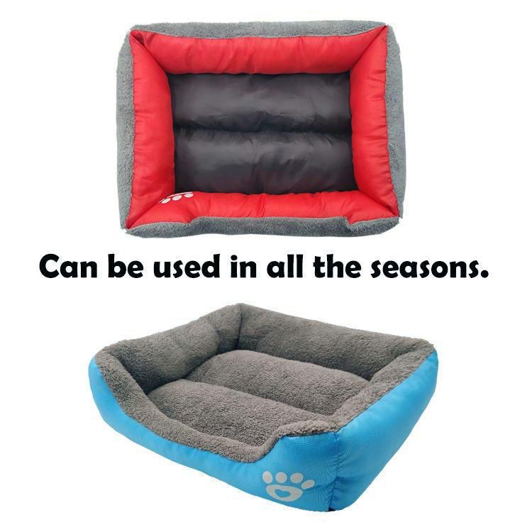 2023 New All Weather Dual Use Double Sided Pet Beds Accessories Breathable Dog Sofa Bed Dog Nest Large Rectangle Pet Beds