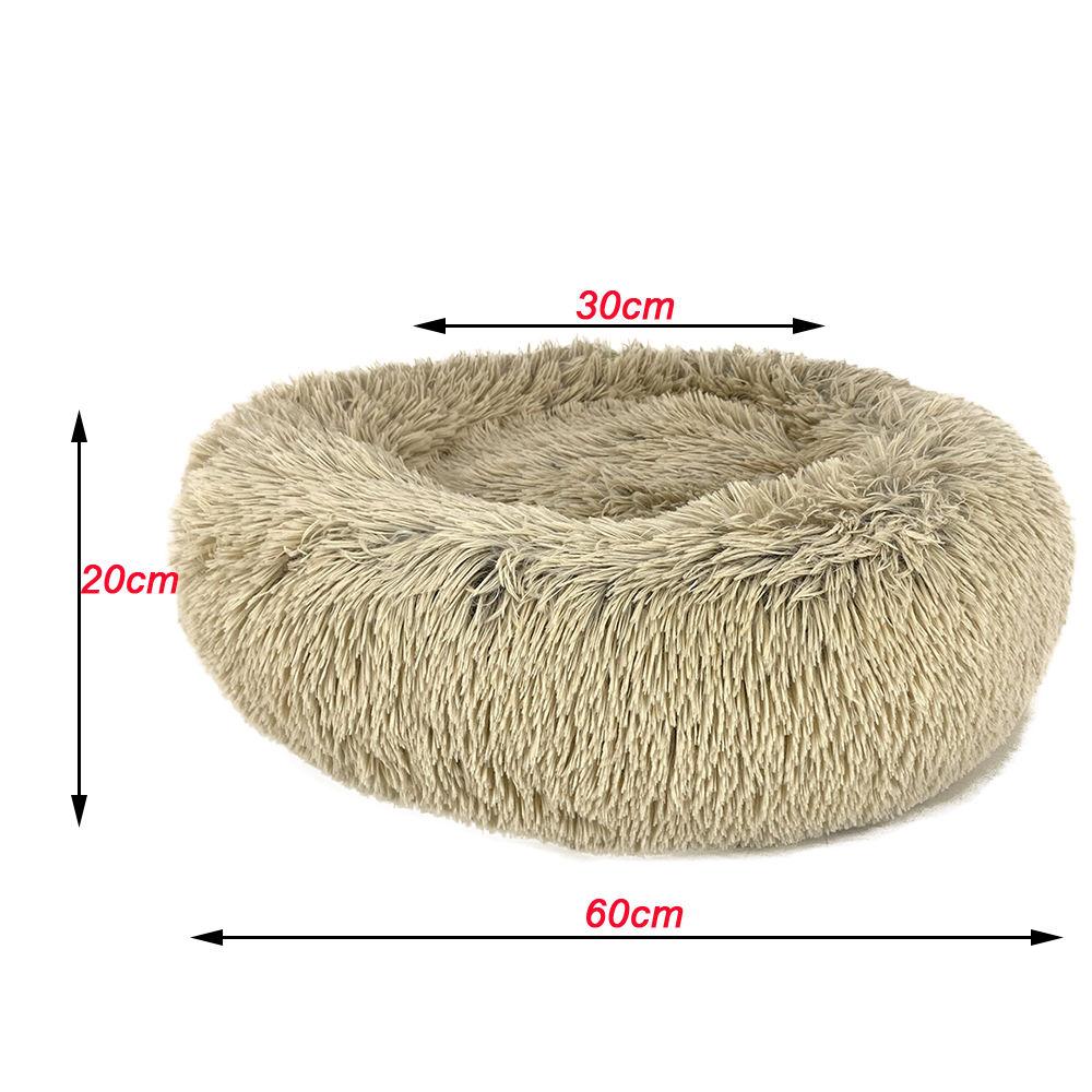 pet Calming Fur Easy Care Corner Dog Bed