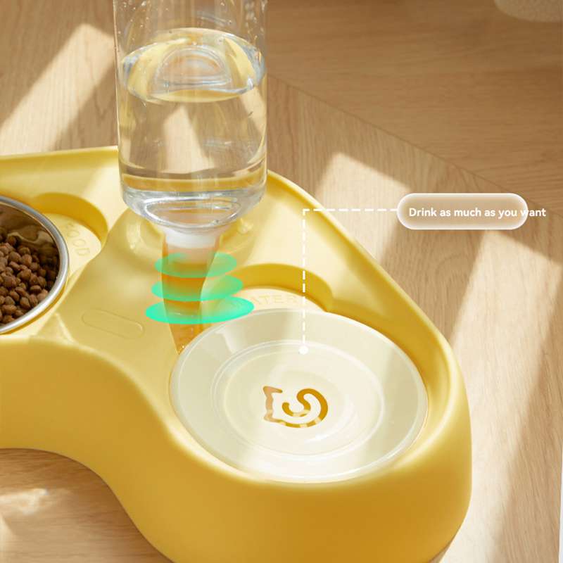 Stainless Steel Automatic Drinking Cat Bowl