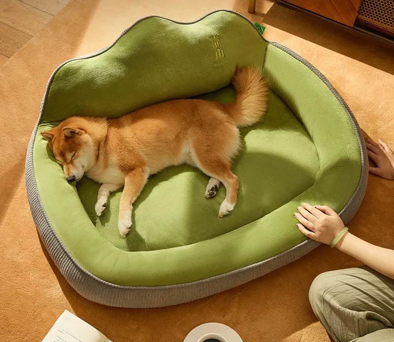 Removable and Washable Pet Bed with Backrest - Four Seasons Edition