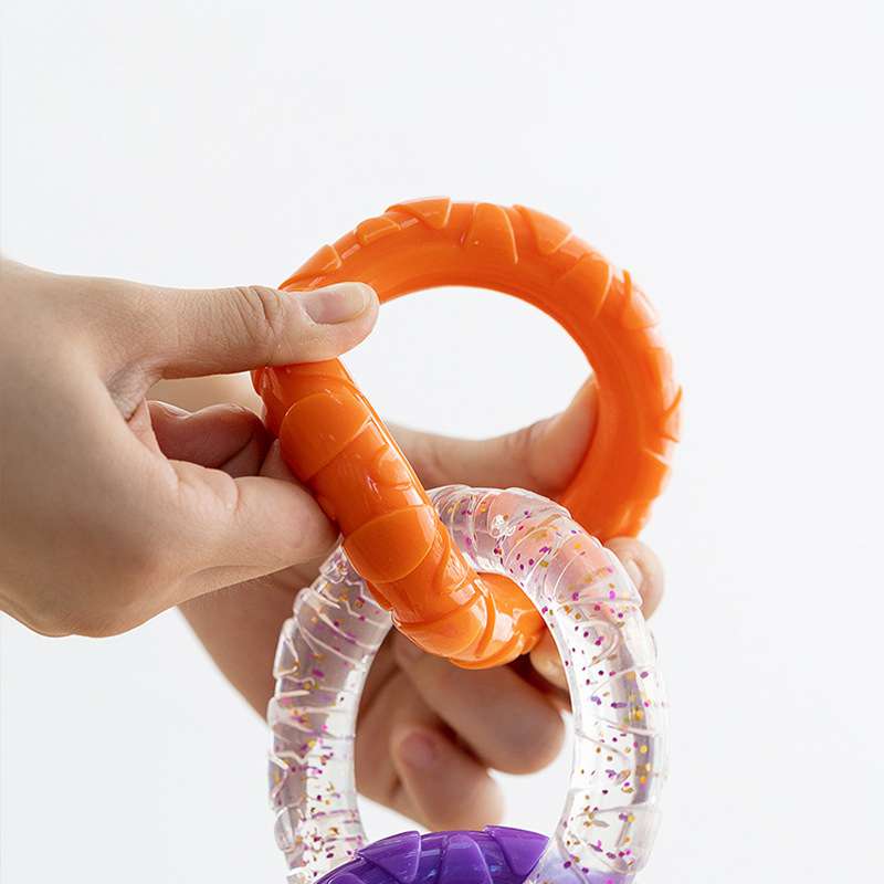 TPR pull ring bite resistant dog grinding toy