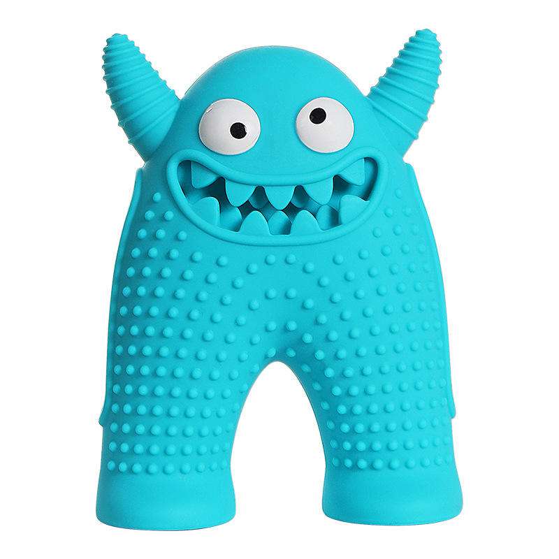 Silicone pet toy that can make sounds - Monster