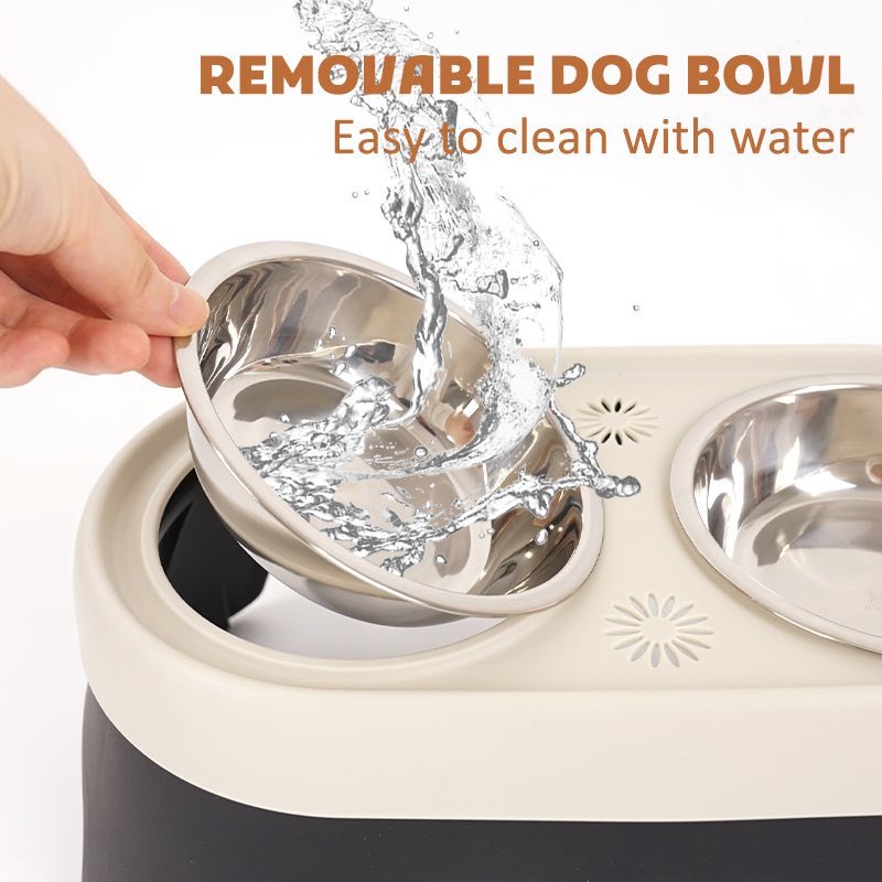 Stainless Steel Water or Food Feeder Bowl fo Pet