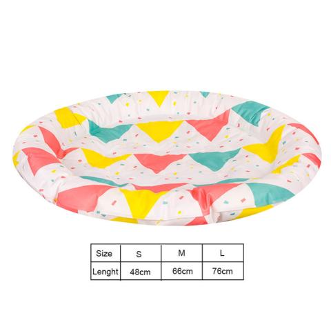 Pet Cool And Refreshing Summer New Design Nylon Taffeta Round Shape Cooling Pet Mat