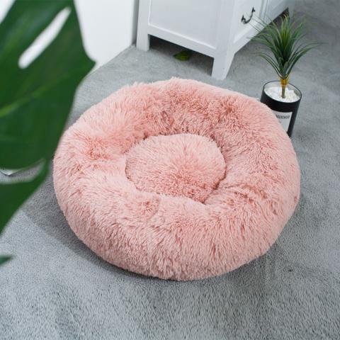 Wholesale Custom Luxury Warm Soft Plush Comfortable Pet Dog Bed For Sleeping Winter Pet Supplies