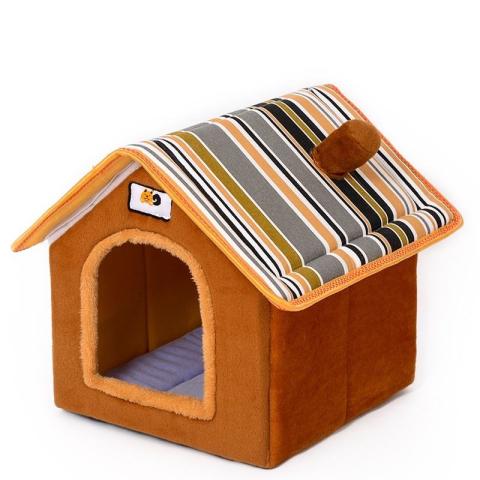 Wholesale Indoor Portable Fancy Luxury Foldable Warm Pet Dog House