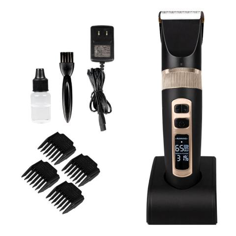 Professional Pet Grooming Clippers Kit Rechargeable Pet Hair Trimmer