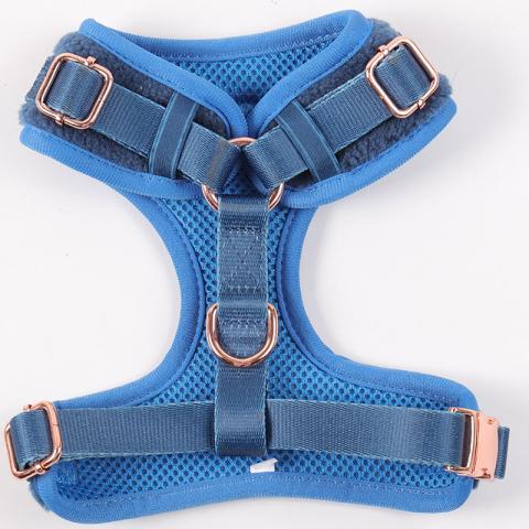 No Pull Heat Transfer Printed Luxury Dog Harness And Leash Set With Custom Pvc Label Logo