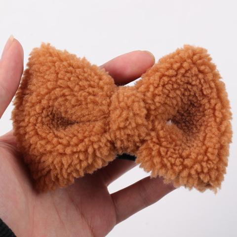 New Style Brown Dog Accessories Collar Bow Tie Poop Bag Holder Luxury Adjustable Chest Dog Harness With Leash