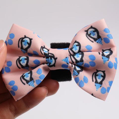  Bow Tie Pet Cat Collar Custom Design Adjustable Neoprene Dog Smart Neck Collar Packaging