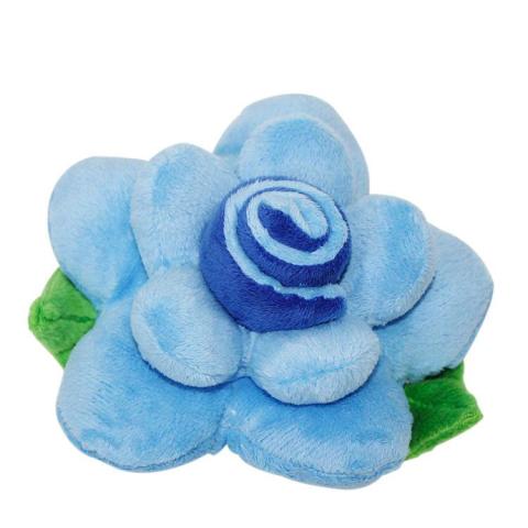 Floral Design Chew Interactive Dog Toy Teething Plush Squeaky Toy For Pets