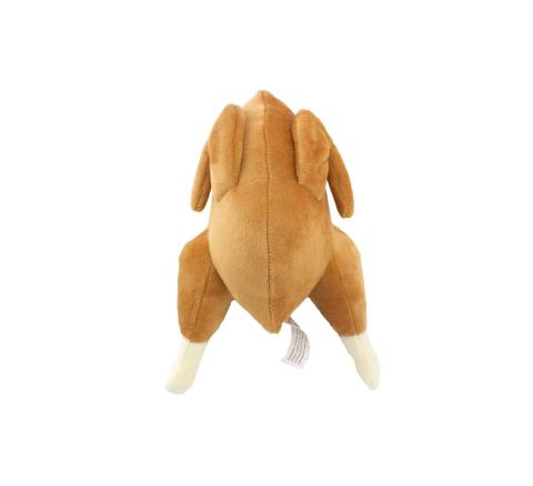 Durable Funny Roast Chicken Dog Squeaky Plush Chew Toys Chicken Toy Pet Stuffed Toy