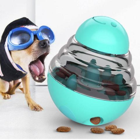 Dog Shaking Food Leak Ball With 2 Adjustable Leak Holes Self Feeding Puzzle Toy For Small Medium Dogs Cats Innovative Dog Toy