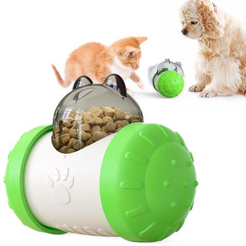 Pet Tumbler Interactive Toy Dog Shaking Food Leak Ball Dog Feeding Toy Puppy