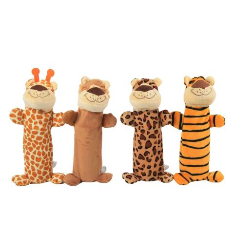 Eco Friendly Classic Funny Animated Durable Squeaky Plush Dog Chew Toy