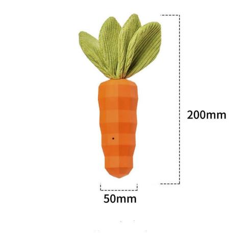 Universal Bite-resistant Molar Puppy Vocal Carrot Wholesale Chew Pet Voice Toys