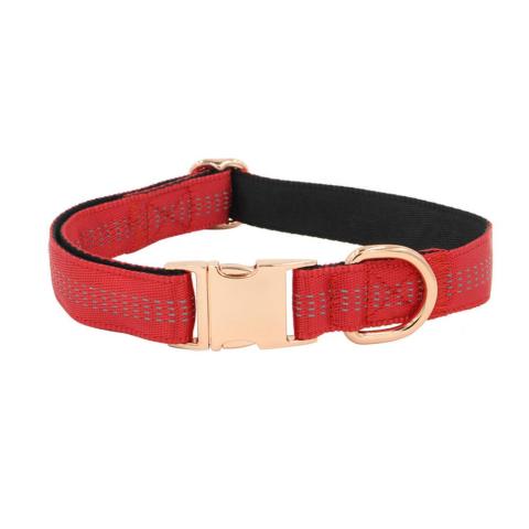 Reflected Wholesale Nylon Dog Collars Custom Can Be Printed With Words