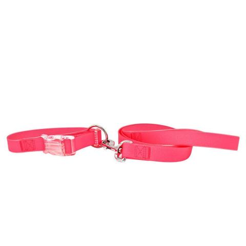 Pet Supplies Fluorescent Adjustable Explosion-proof Punch Eco Friendly Custom Dog Collar Leash Set