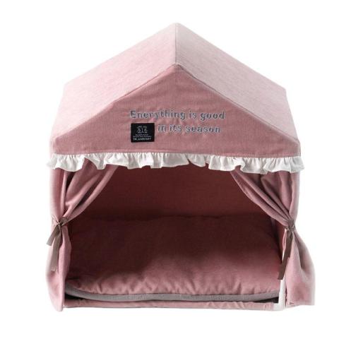 Luxury Cat Princess Indoor Tent House Pet Dog Cute Cave Nest Bed Portable Pet Tents Dog House