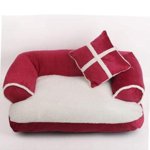 Luxury Pet Dog Beds For Small Medium Large Dogs And Cats L Chaise Design Semi Enclosed Lounge Bed