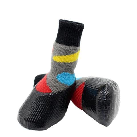 New Hot New Vogue Non-slip Soft Sole Rubber Dog Waterproof Socks