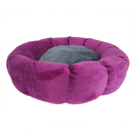 pet Flower Cute Premium Cat Round Bed For Indoor Cats