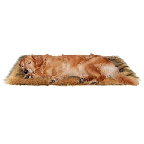 pet Faux Fur Custom Fleece Square Pet Dog Mat