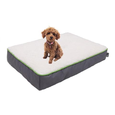 pet Rectangle Pet Bed For Medium Rectangular Fluffy Dog Bed With Zipper Portable Outdoor Camping Foam Cake Dog Pet Bed