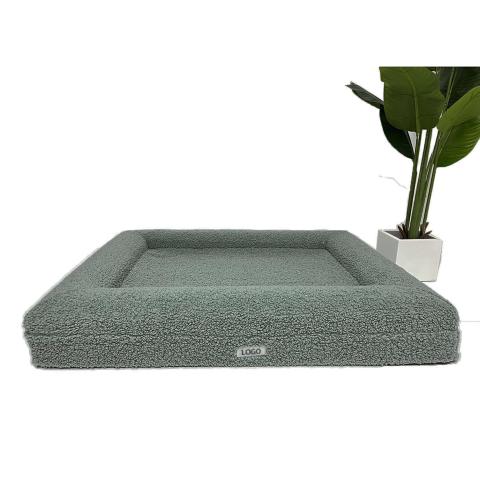 pet Waterproof Inner Boucle Memory Foam Orthopedic Dog Bed