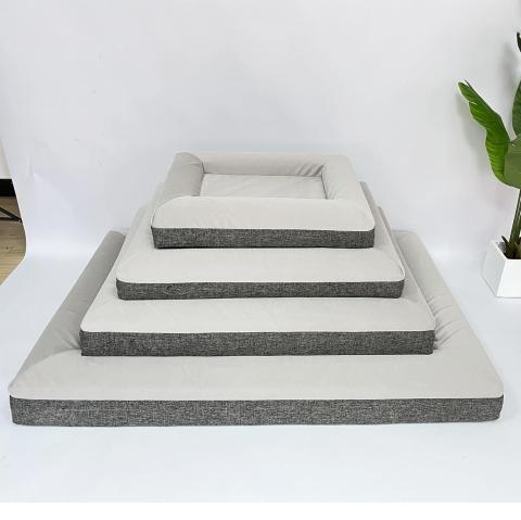 Dog Pet Bed Dog Bed Orthopedic Memory Foam Custom Fabric Dog Bed