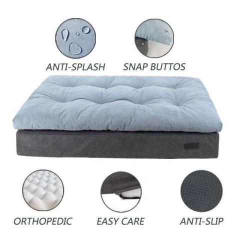 Memory Foam Pet Cushion Large Dog Bed Memory Foam Pet Bed Orthopedic Dog Bed