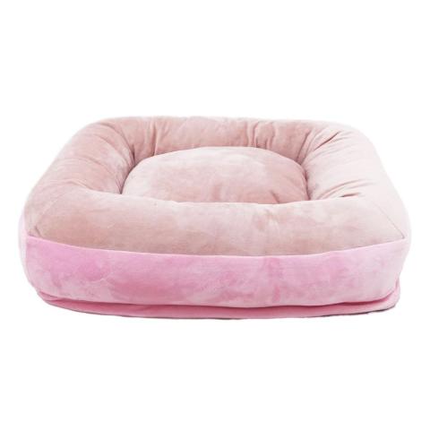 pet Luxury Pink Vacuum Soft Square Warm Approved Dog Pet Bed